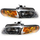 For Chrysler Town & Country Headlight Assembly 2000 Halogen Type | w/o Quad & Daytime Lamp (CLX-M0-USA-20-5882-00-CL360A71-PARENT1)