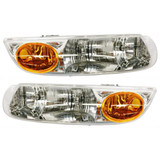 For Saturn SL / SL1 / SL2 Headlight Assembly 2000 2001 2002 | Halogen Type | Sedan/Wagon (CLX-M0-USA-20-6016-00-CL360A70-PARENT1)