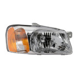 For Hyundai Accent Headlight Assembly 2000 2001 2002 Halogen Type | Hatchback/Sedan (CLX-M0-USA-20-6046-00-CL360A70-PARENT1)
