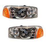 For GMC Sierra 1500 Headlight Assembly 1999-2006 Halogen | Denali Model (CLX-M0-USA-G100102-CL360A70-PARENT1)