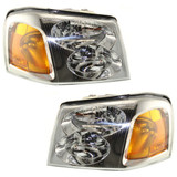 For GMC Envoy XUV Headlight Assembly 2004 2005 Halogen (CLX-M0-USA-G100104-CL360A72-PARENT1)