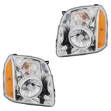 For GMC Yukon / Yukon XL 1500 Headlight Assembly 2007-2014 Halogen (CLX-M0-USA-G100106-CL360A70-PARENT1)