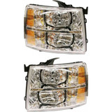 For Chevy Silverado 2500 / 3500 HD Headlight 2007-2014 Composite | Halogen | CAPA (CLX-M0-USA-C100178Q-CL360A71-PARENT1)