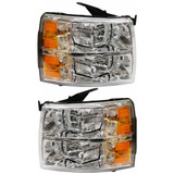 For Chevy Silverado 2500 / 3500 HD Headlight 2007-2014 Halogen (CLX-M0-USA-C100178-CL360A71-PARENT1)