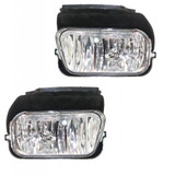 For Chevy Silverado 2003 2004 Fog Light Assembly w/ Décor (CLX-M0-335-2007L-AS-CL360A55-PARENT1)