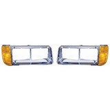 For Freightliner FLD120 Bezel & Signal Light Assembly 1989-2002 (CLX-M0-340-1202L-AS-CL360A55-PARENT1)