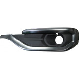 For GMC Acadia Fog Light Bezel Chrome 2017 2018 2019 w/Fog Light Type Chrome (CLX-M0-335-2519L-UD-CL360A55-PARENT1)