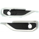 For GMC Acadia Fog Light Bezel Chrome 2017 2018 2019 w/Fog Light Type Chrome (CLX-M0-335-2519L-UD-CL360A55-PARENT1)