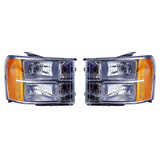 For GMC Sierra 1500 Headlight Assembly 2007-2013 (CLX-M0-335-1147L-AS-CL360A55-PARENT1)