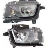 For Chevy Camaro Headlight Assembly 2010 11 12 2013 Halogen (CLX-M0-335-1160L-AS2-CL360A55-PARENT1)