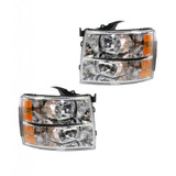 For Chevy Silverado Headlight Assembly 2007-2013 (CLX-M0-335-1145L-AS-CL360A55-PARENT1)