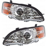 For Subaru Outback Headlight Assembly 2006 2007 Chrome (CLX-M0-320-1113L-AS1-CL360A56-PARENT1)