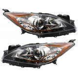 For Mazda 3 Sedan / Hatchback Headlight Unit 2010 2011 Halogen (CLX-M0-316-1140L-US2-CL360A55-PARENT1)