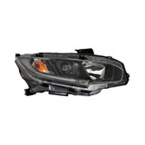 For Honda Civic Sedan Headlight Assembly 2019 Halogen Type Black Bezel (CLX-M0-317-1180L-ASN2-CL360A55-PARENT1)