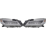 For Honda Accord Sedan Headlight Assembly 2016 2017 LED Type (CLX-M0-317-1179L-AS-CL360A55-PARENT1)