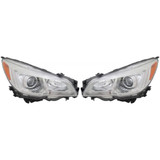For Subaru Outback Headlight Assembly 2015 2016 2017 Chrome (CLX-M0-320-1127L-AS1-CL360A56-PARENT1)