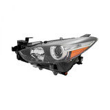 For Mazda 3 Hatchback Headlight Assembly 2017 2018 Halogen Type CAPA Certified (CLX-M0-316-1158L-ACN2-CL360A56-PARENT1)