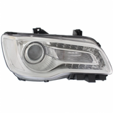 For Chrysler 300 Headlight Assembly 2015 2016 2017 Halogen Chrome Bezel (CLX-M0-333-1193L-ASC1-CL360A55-PARENT1)