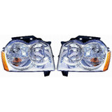 For 2005 2006 2007 Jeep Grand Cherokee Headlight Assembly (CLX-M0-333-1172L-AS-CL360A55-PARENT1)