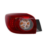 For Mazda 3 Tail Light Assembly 2014 15 16 17 2018 Outer | LED Type | Hatchback | Smoke | CAPA Certified (CLX-M0-316-1939L-AC-CL360A50-PARENT1)