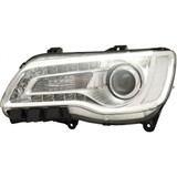 For Chrysler 300 Headlight Assembly 2018 2019 2020 Chrome Bezel Halogen Projector Code LMC/MFP (CLX-M0-333-1193L-ASDC1-CL360A50-PARENT1)