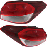 For Kia Forte Tail Light Assembly 2017 2018 | Outer | Sedan | Halogen (CLX-M0-USA-RK73010006-CL360A70-PARENT1)