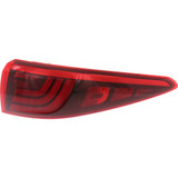 For Kia Sportage Outer Tail Light Assembly 2017 2018 2019 LED (CLX-M0-USA-RK73010008-CL360A70-PARENT1)
