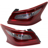 For Nissan Altima Outer Tail Light 2018 | w/o Smoke Lens | CAPA (CLX-M0-USA-RN73010018Q-CL360A70-PARENT1)