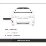 For Mazda 3 / 3 Sport Fog Light Cover 2014 2015 2016 | Ring Bezel | Chrome | Hatchback/Sedan | DOT / SAE Compliance (CLX-M0-USA-REPM108006-CL360A70-PARENT1)