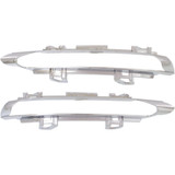 For Mercedes-Benz CLS550 / CLS400 Fog Light Cover 2012-2018 | Chrome | w/ LED Daytime Running Light | w/ AMG Package | DOT / SAE Compliance (CLX-M0-USA-REPM108022-CL360A70-PARENT1)