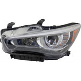 For Infiniti Q50 Headlight Assembly 2014 2015 2016 2017 | w/o Adaptive Headlight Assembly | CAPA (CLX-M0-USA-REPI100174Q-CL360A70-PARENT1)
