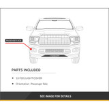 For Nissan Rogue Fog Light Cover 2014 2015 2016 | Cover Finisher | DOT / SAE Compliance (CLX-M0-USA-REPN108008-CL360A70-PARENT1)