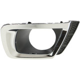 For Subaru Forester Fog Light Cover 2014 15 16 17 2018 | w/ Chrome Frame | Textured Black | 2.0L Engine | DOT / SAE Compliance (CLX-M0-USA-REPS108004-CL360A70-PARENT1)