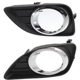 For Toyota Camry Fog Light Cover 2010 2011 | Primed | Excludes Hybrid | DOT / SAE Compliance (CLX-M0-USA-REPT108610-CL360A70-PARENT1)