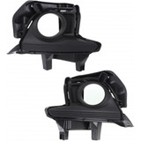 For Toyota Highlander Fog Light Cover 2014 2015 2016 | Textured Black | w/o LED Daytime Running Lamp | DOT / SAE Compliance (CLX-M0-USA-REPT108010-CL360A70-PARENT1)