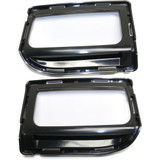 For GMC Terrain Fog Light Cover 2016 2017 | Bezel | Smooth Black | Paint to Match | Plastic | DOT / SAE Compliance (CLX-M0-USA-REPG108202-CL360A70-PARENT1)