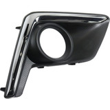 For Subaru Crosstrek Fog Light Cover 2016 2017 | Textured Black | w/ Chrome Trim | DOT / SAE Compliance (CLX-M0-USA-REPS108204-CL360A70-PARENT1)