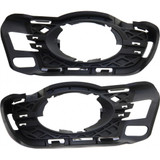 For Mercedes-Benz C230 Fog Light Cover 2008 2009 | Textured Black | w/ Sport Package & Bi-Xenon Head Lights | DOT / SAE Compliance (CLX-M0-USA-REPM108024-CL360A70-PARENT1)