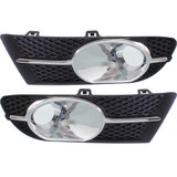 For Buick Verano Fog Light Cover 2012 13 14 15 16 2017 | Chrome | DOT / SAE Compliance (CLX-M0-USA-REPB108602-CL360A70-PARENT1)