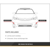 For BMW ActiveHybrid 5 Fog Light Cover 2014 2015 | Black | Sedan | w/ M Package | DOT / SAE Compliance (CLX-M0-USA-REPB108010-CL360A72-PARENT1)