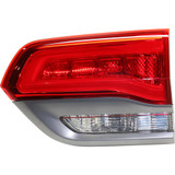 For Jeep Grand Cherokee Inner Tail Light Assembly 2014 15 16 17 2018 CAPA | w/ Gray Trim (CLX-M0-USA-REPJ730160Q-CL360A70-PARENT1)