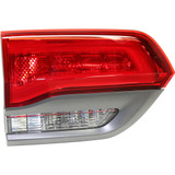 For Jeep Grand Cherokee Inner Tail Light Assembly 2014 15 16 17 2018 CAPA | w/ Gray Trim (CLX-M0-USA-REPJ730160Q-CL360A70-PARENT1)