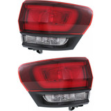 For Jeep Grand Cherokee Outer Tail Light Assembly 2014 15 16 17 2018 SRT Model (CLX-M0-USA-REPJ730148-CL360A70-PARENT1)