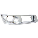 For Cadillac CTS Fog Light Cover 2008-2015 | Chrome | w/ HID Headlights | Sedan / Wagon / Coupe | DOT / SAE Compliance (CLX-M0-USA-REPC107530-CL360A70-PARENT1)