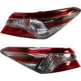 For Toyota Camry Outer Tail Light Assembly 2018 2019 Hybrid / SE Model (CLX-M0-USA-RT73010028-CL360A70-PARENT1)