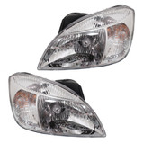 For Kia Rio / Rio 5 Headlight Assembly 2009 2010 2011 | Halogen | Type 1 | Hatchback / Sedan (CLX-M0-USA-REPK100112-CL360A70-PARENT1)