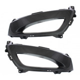 For Kia Optima Fog Light Cover 2011 2012 2013 | Primed | w/o Daytime Running Light & LED Insert | Excludes Hybrid Model | DOT / SAE Compliance (CLX-M0-USA-REPK018906-CL360A70-PARENT1)