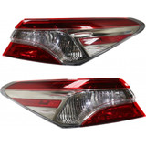 For Toyota Camry Outer Tail Light Assembly 2018 2019 SE Model Excludes Hybrid Model (CLX-M0-USA-RT73010032-CL360A70-PARENT1)