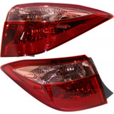 For Toyota Corolla CE / L / LE / LE Eco Tail Light Assembly 2017 2018 2019 Outer | CAPA (CLX-M0-USA-RT73010002Q-CL360A70-PARENT1)