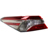For Toyota Camry Outer Tail Light Assembly 2018 2019 SE Model Excludes Hybrid Model | CAPA (CLX-M0-USA-RT73010032Q-CL360A70-PARENT1)